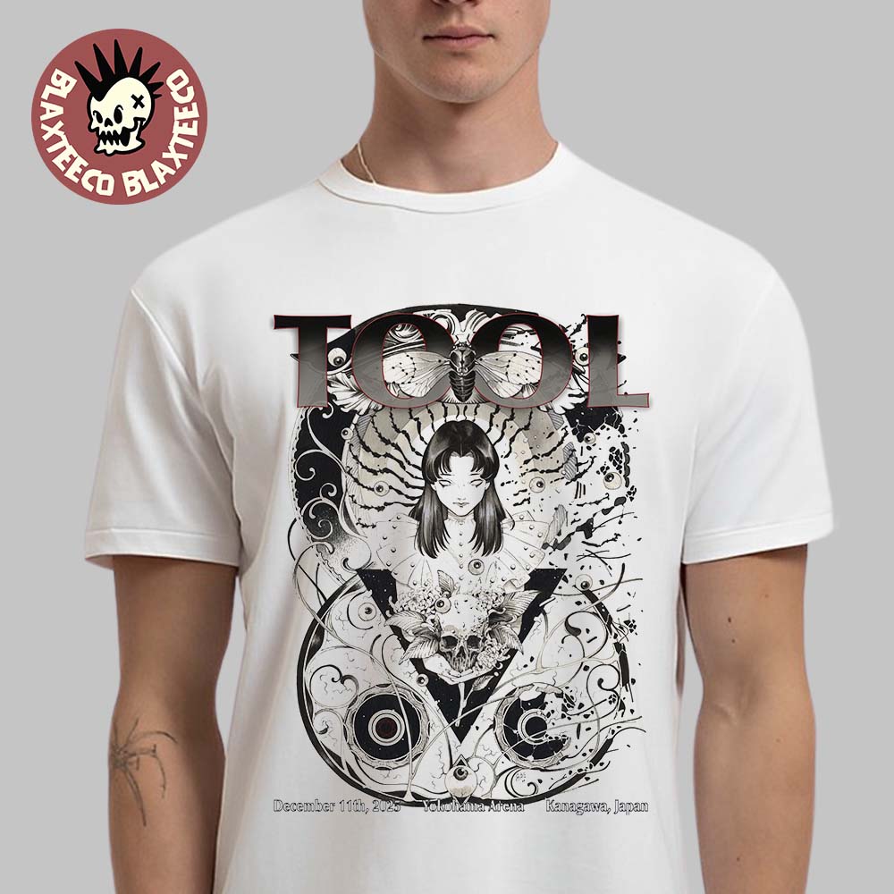 Tool Kanagawa Japan 2025 Event Poster At Yokohama Arena T-Shirt