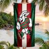 Модное пляжное полотенце South Sydney Rabbitohs, портативное, мягкое, быстросохнущее, для плавания, кемпинга, отпуска
