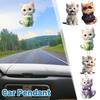 2D Acrylic Car Cat Acrylic Pendant Cat-Shaped Rearview Decor Accessories Interior Car Mirror Re G0D7