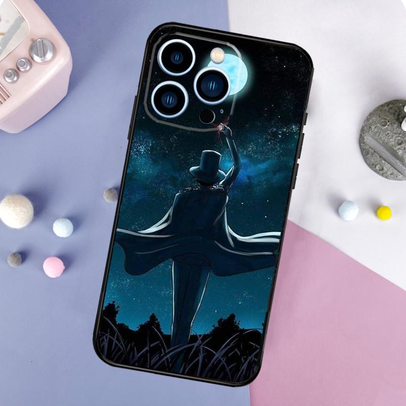 Чехол Детектив Конан для iPhone 16 15 13 12 11 14 Pro Max Mini X XR XS Max Plus Бампер Задняя крышка