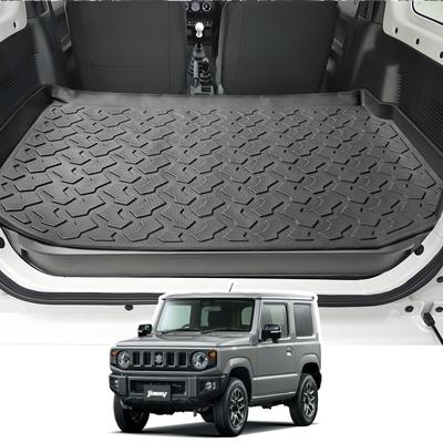 LANGBEAN Коврик в багажник для Suzuki Jimny JB64S JB74W Эксклюзивный для Jimny 3D Водонепроницаемый TPE Устойчивый к царапинам и пятнам Эксклюзивный для Jimny JB64 Деталь интерьера на заказ - Коврик,