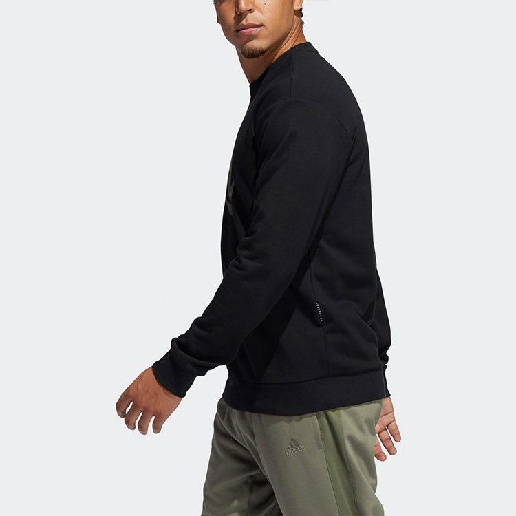 Adidas Sweatshirts Men's Black Crew Neck Moderate Regular GP6115
