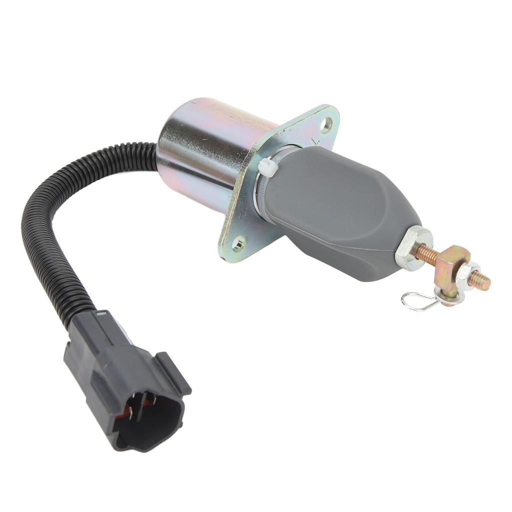 Fuel Shut Off Solenoid 1751ES‑12A3UC12B1S Engine Fuel Stop Solenoid for Marine Engines DC12V