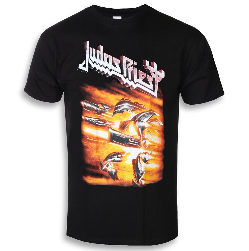 Judas Priest Band Graphic Cotton Tshirt Unisex Summer Short Sleeve Fashion Brand Tee Luxury Casual Vintage Retro Top