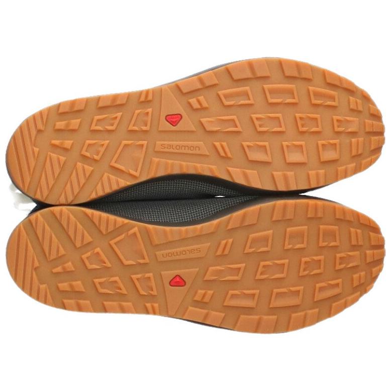 SALOMON Rx Moc 3.0 Удобные Нескользящие Ботинки для Хайкинга со Средней Высотой Голенища с Круглым Носком Мужские Ботинки для Хайкинга Серо-Зеленые 474214