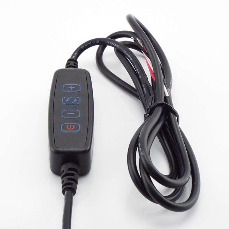 3-контактный светодиодный диммерный удлинитель постоянного тока 5 В, USB-порт, линия питания, провод, цветной переключатель, адаптер для светодиодной лампы