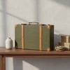 Vintage Storage Case Retro Leather Organizer Classic Suitcase Set Home Decor Box