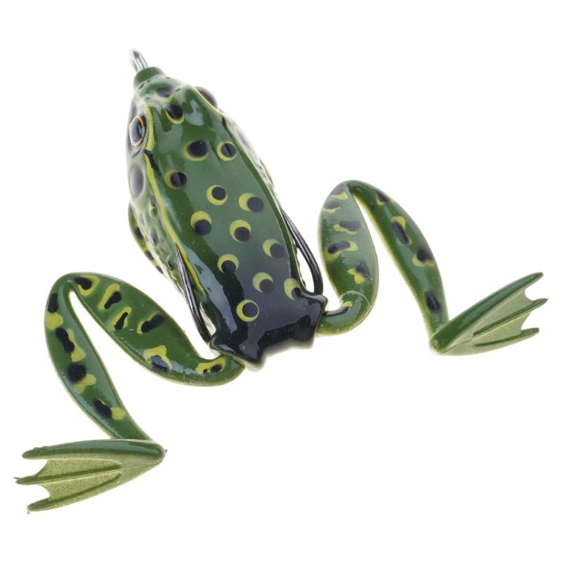 Frogs Crankbait Lures 5cm Topwater Frogs Lures Artificial Fishing Lures with Hook Swimbait for Trout Soft Frogs Baits