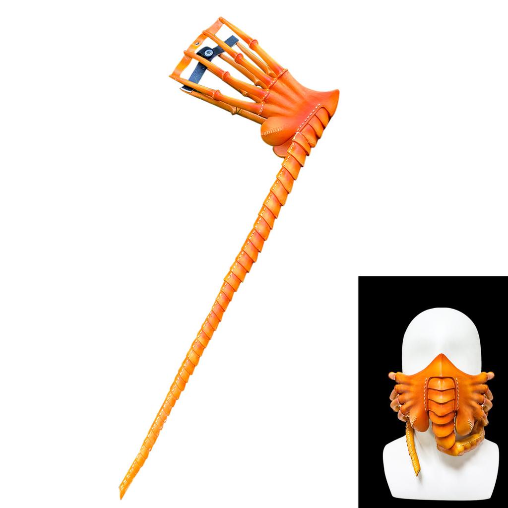 Halloween unisex scorpion mask, face-hugging, creepy and funny, for party special effects