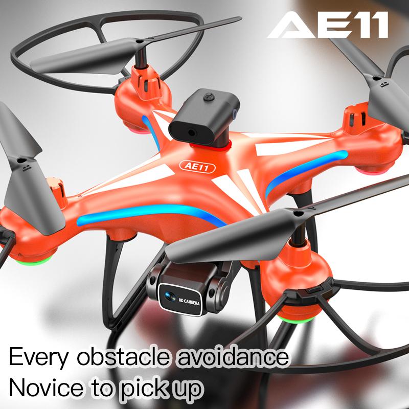 New AE11 8K dual camera drone 360° omni-directional obstacle avoidance helicopter brushless RC aerial camera flying machine