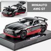 1/32 Scale Benz AMG GTR Sports Car Model Toy Car Die Casting Alloy Car Model Pull Back Vehicles Toys for Toddlers Kids Boys Girls Gift