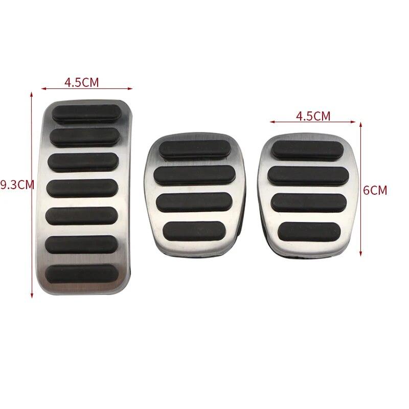 Подставка для ног из нержавеющей стали, педаль газа и тормоза, противоскользящая накладка AT MT для Volvo V40 XC40 C30 C70 S40 GEELY BOYUE