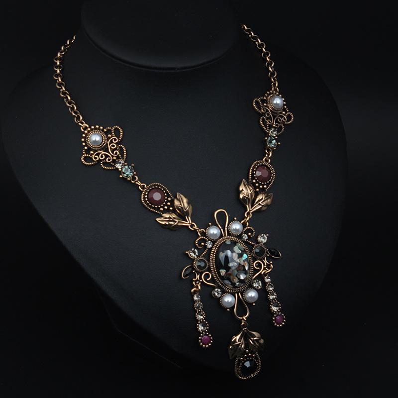 Ретро стиль, темперамент, универсальное короткое ожерелье на ключицу, цепочка для свитера, женские преувеличенные аксессуары