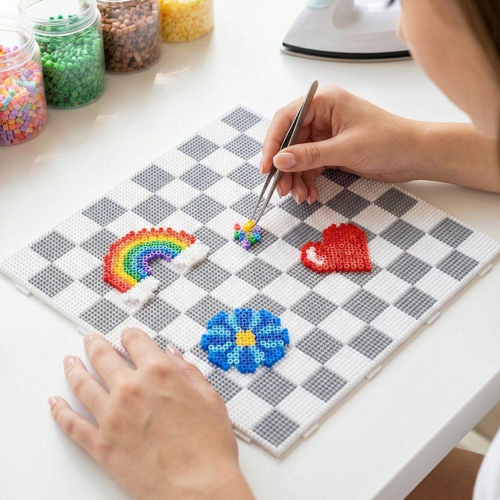 Heat Resistant Perler Beads Boards 104x104 Pins Fuse Beads Boards Beading Supplies