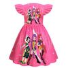 Girls Witch  Girls Flying Sleeves Children's Dress Children's A-line Skirt