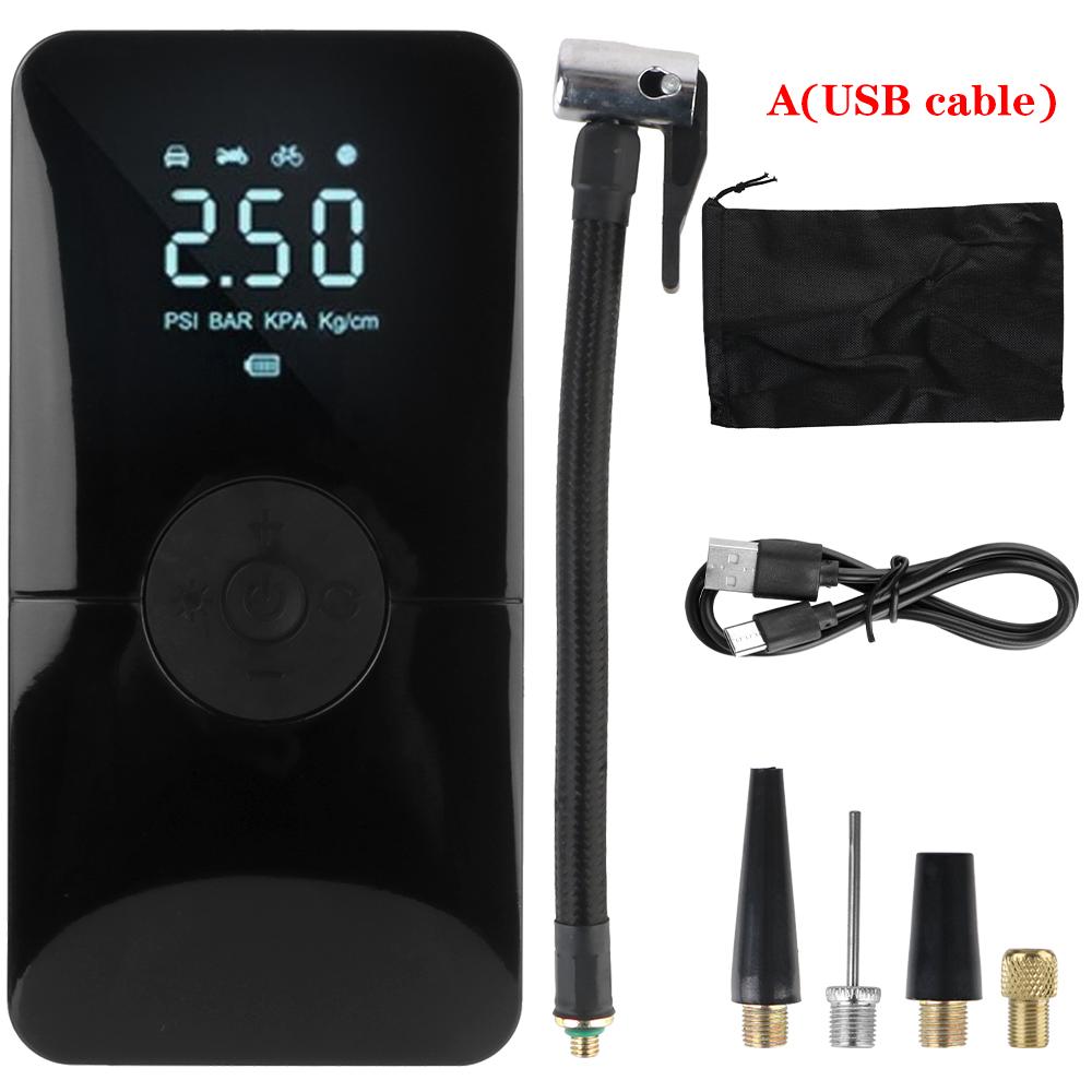 Насос для накачивания шин беспроводной 150PSI 120W портативный манометр для шин цифровой воздушный насос со светодиодной подсветкой воздушный компрессор ЖК-дисплей