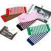 Accessories Cosplay Party Knitted Fingerless Gloves Stripes Mittens Elasticity Gloves Half Finger