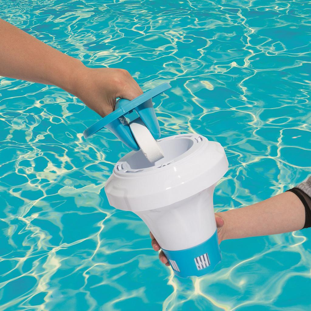 Large Float, Bestway 58474 Pool Chemical Dispenser Orange