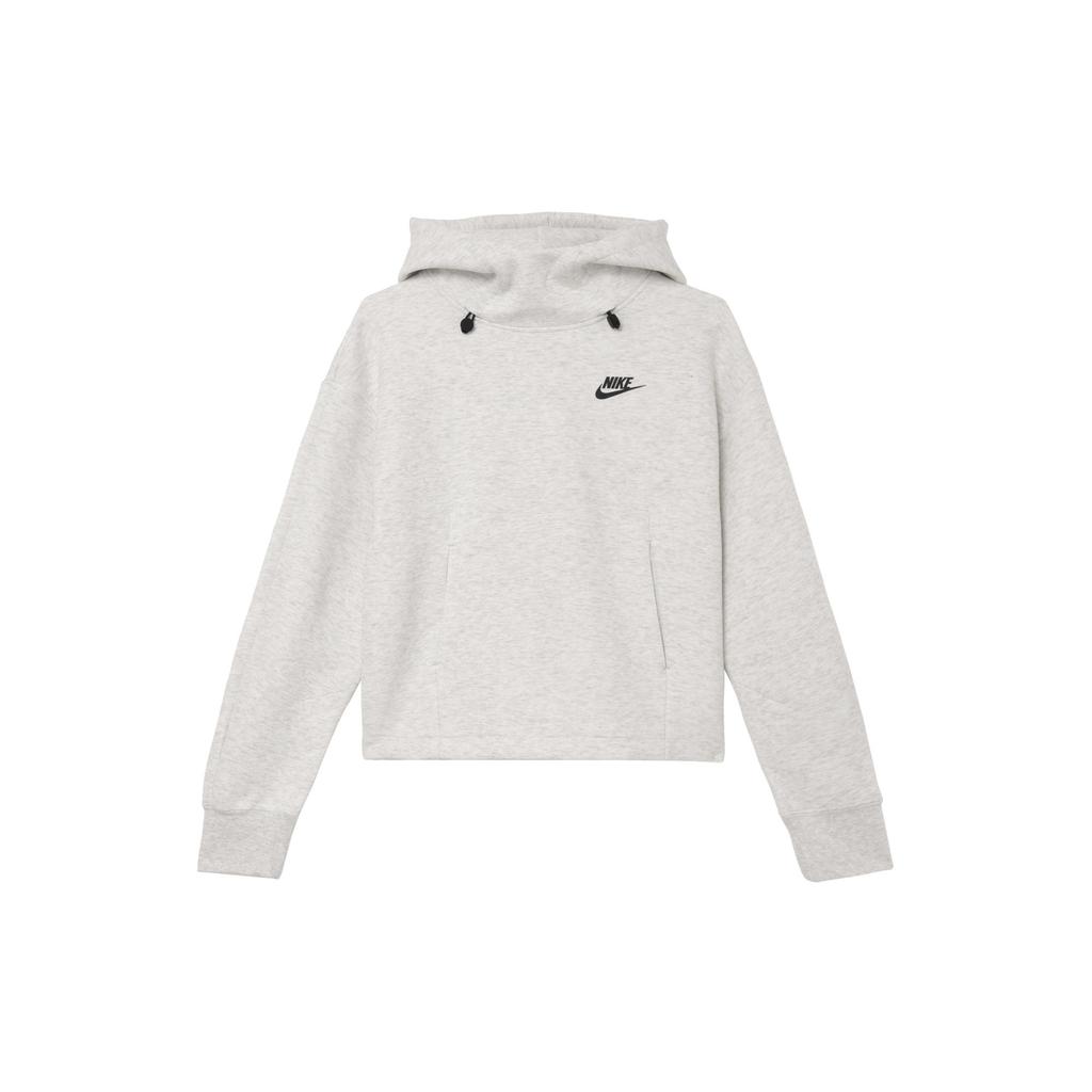 Nike Спортивная толстовка Tech Fleece Oversize Женская Светло-серая FV6323-013