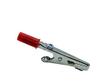 Single Prong Alligator Clip with Sleeve, 5A, 50mm Battery Power Clip with Screw