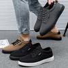 Весенне-осенние мужские кроссовки большого размера, парусиновая обувь, спортивная мужская обувь с вулканизированной подошвой, размеры 39-47