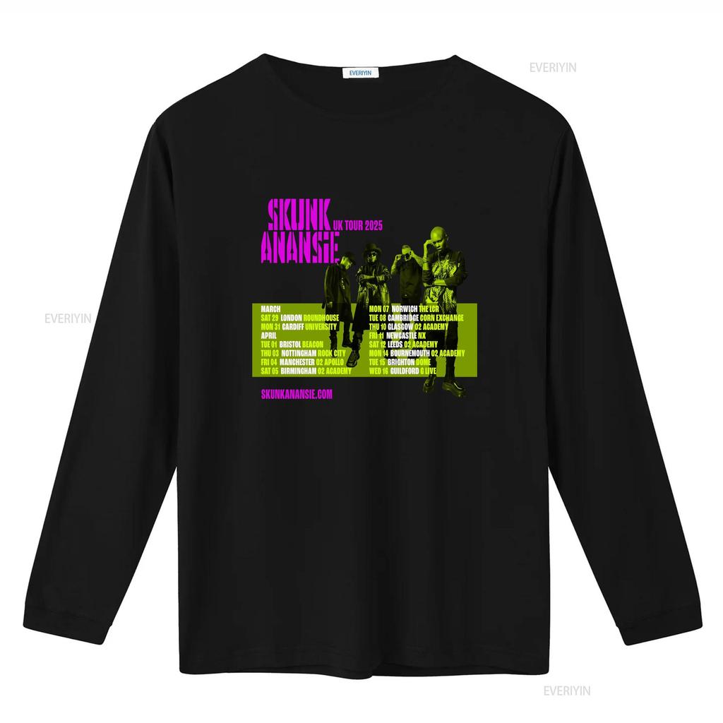 Skunk Anansie Band UK Tour 2025 T Shirt Full Size S 5XL vintage Washed Top For Everyday Wear Unisex Stretched fashion