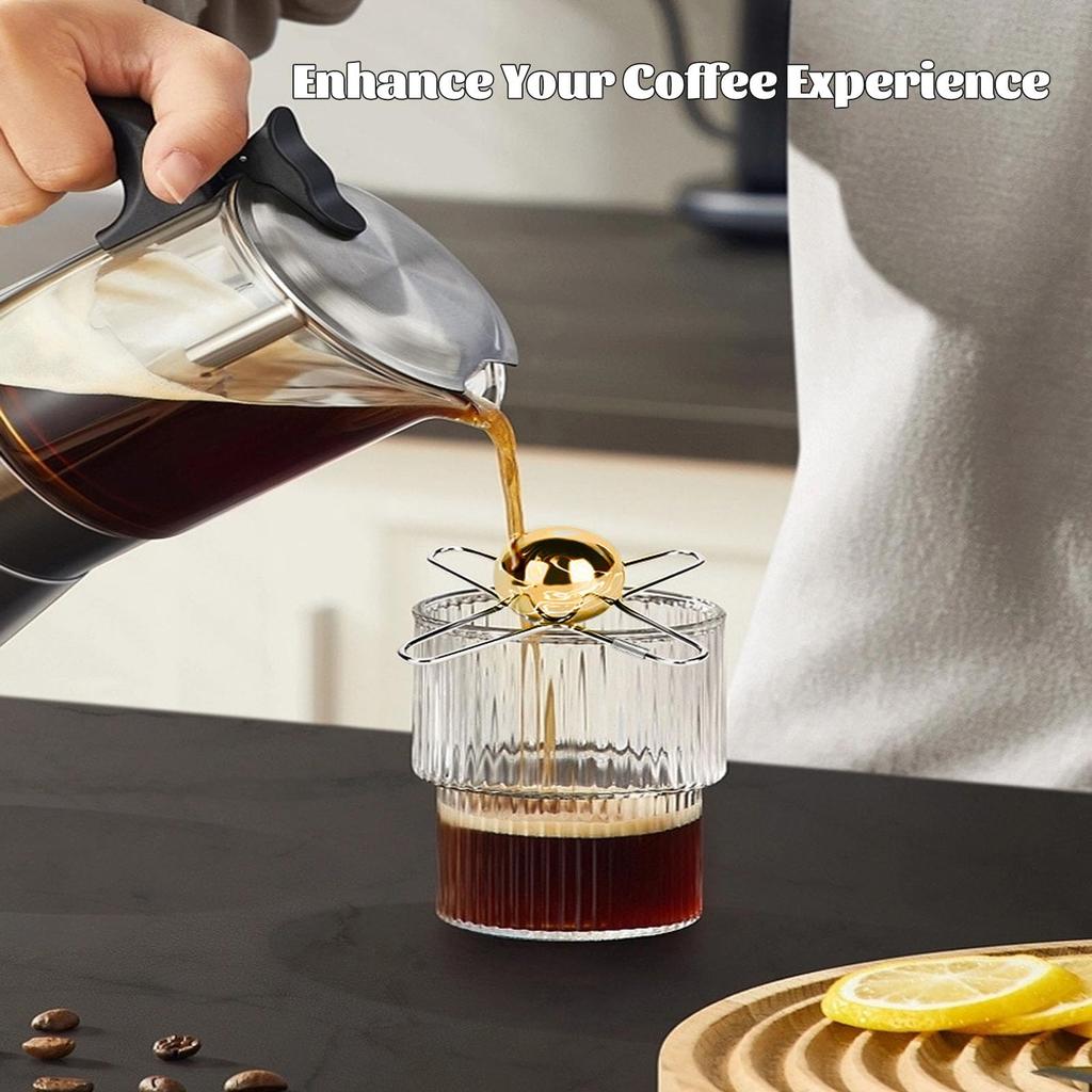 Espresso Cooling Ball Stainless Steel Espresso Coffee Frozen Ball Reusable Cooling Espresso Coffee Tool Ice Spheres Chills Balls