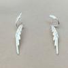 Серьги-клипсы в форме крыльев, цинковый сплав, эльфийские каффы для ушей, модная бижутерия, аксессуары для ушей, женские