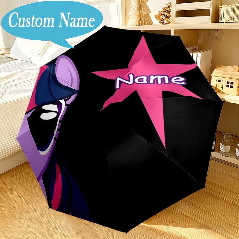 Custom Name Umbrella Little Unicorn Friendship Umbrella 8-Frame for Travel, Camping, Casual Lightweight Portable, Essential for Family Gifts