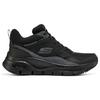 Skechers Arch Fit Ткань Синтетическая кожа Мягкие Удобные Спортивные Низкие Повседневные Обувь Женские кроссовки Черный 149775-BBK