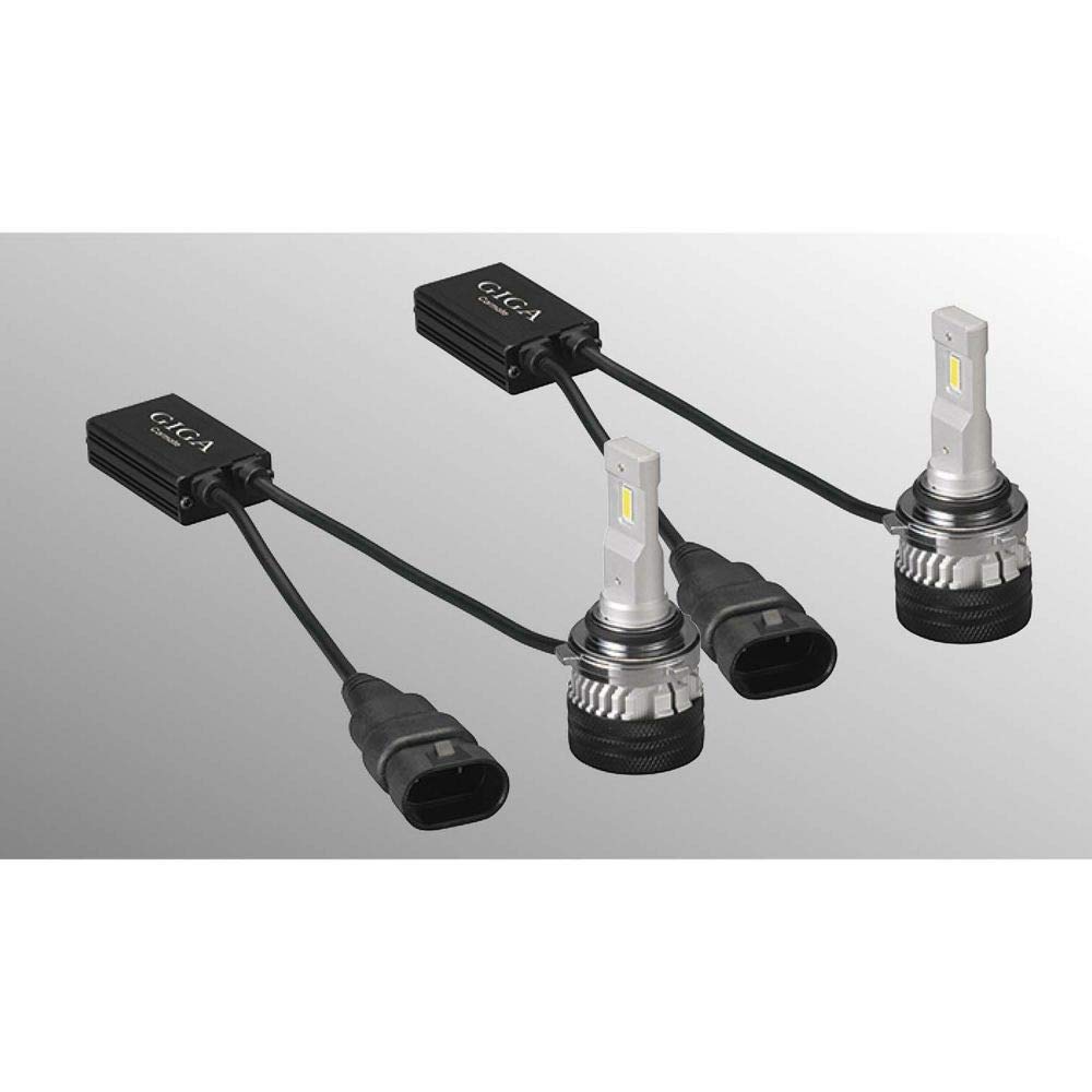 CARMATE Car LED Head Fog GIGA S7 Vehicle Inspection BW552 & Bulbs, Series, 6000K, HB3, HB4, HIR2, 7000lm, Compliant,