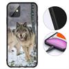 Animal Stalking Wolf Art Phone Case for Apple iPhone 12 13 Mini XS 11 Pro Max 7 8 Plus + XR 8+ X SE 2020 SE3 Cover Casing