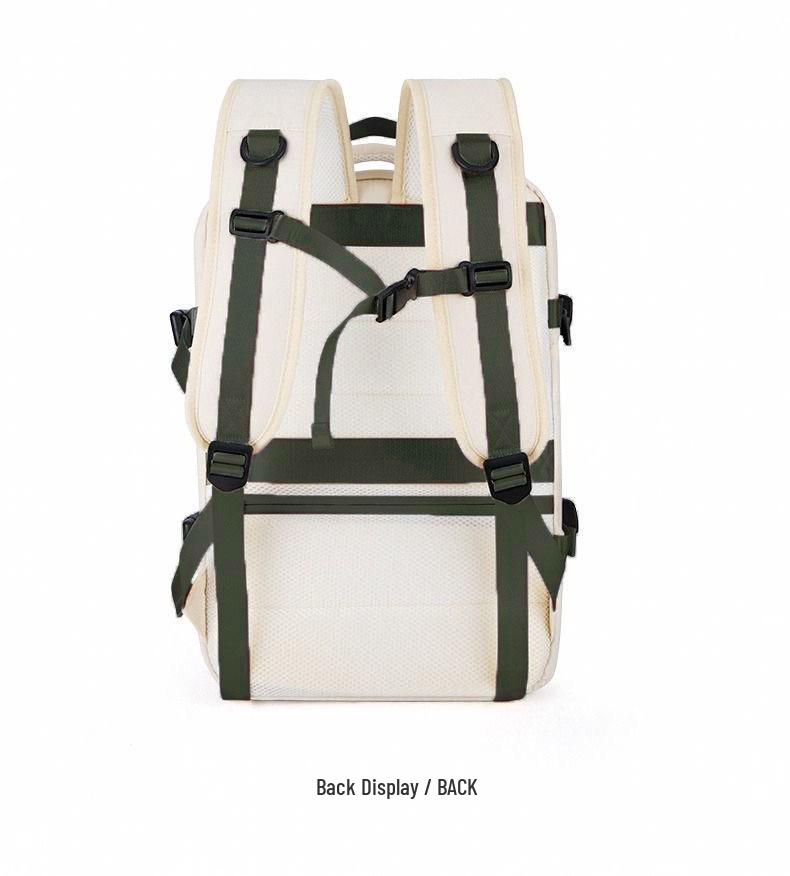 Раскладывающийся двойной плечевой рюкзак - Унисекс ручная кладь с многослойным хранением и отделением для ноутбука, Сверхбольшая вместимость