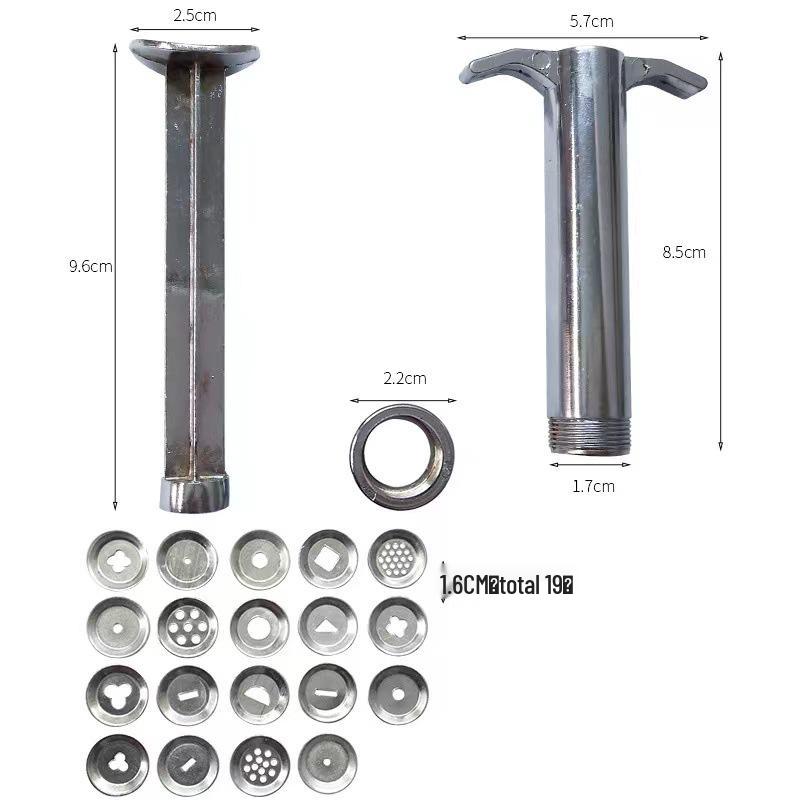 Металлический экструдер для глины для формовки и изготовления поделок из полимерной глины