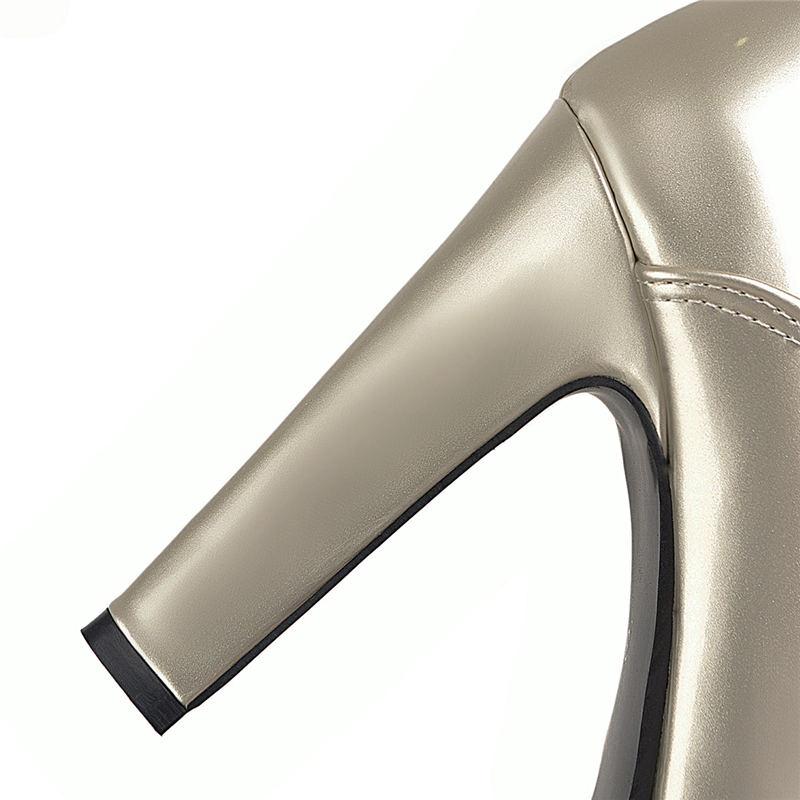 Женские сапоги на высоком каблуке, сексуальные, в европейском и американском стиле, осень и зима, новые, водонепроницаемые, на платформе, с толстым каблуком, большие размеры, римские сапоги