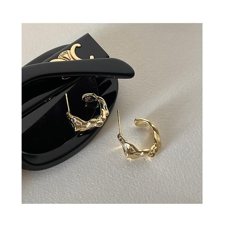 Геометрические серьги-кольца в корейском стиле: Элегантные, Универсальные Украшения для Ушей для Женщин и Студенток