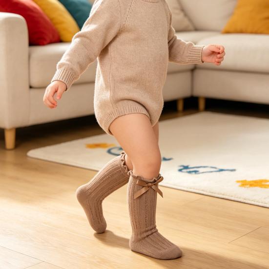 Breathable Lightweight Baby Socks Cotton Multi-color 9 Cm 1 Pair