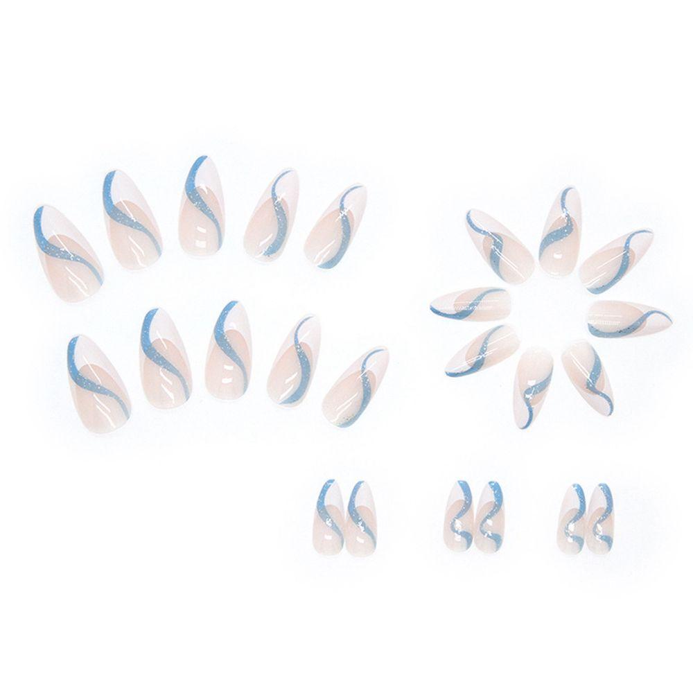 Инструмент для искусственного маникюра, миндалевидные накладные ногти, французские шпильки, накладные ногти, носимые типсы для ногтей