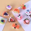 Mini Food Play Cake DIY Kit: Cream & Resin Accessories for Keychains & Pendants