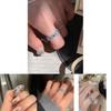 Luxurious Sparkling Zirconia Ring For Women With Adjustable Design And High-end Feel