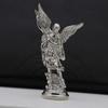 Christian Saint Michael FigurineThe Archangel Defeating Satan Guardian Statues Zinc Alloy Ctafts For Home Room Tabletop Desktop