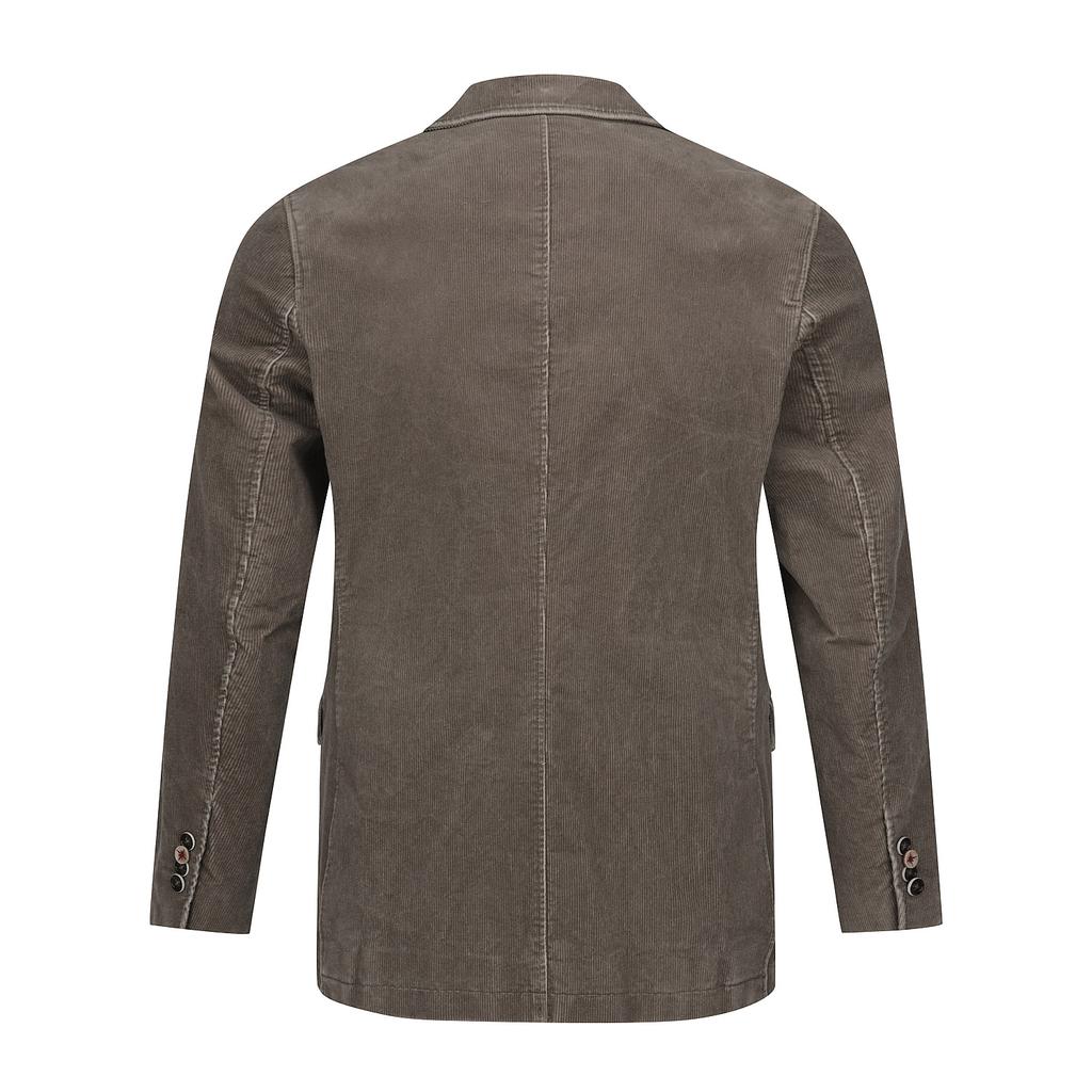Ferraromilano Corduroy Pig Wash Cotton Spandex Jacket D/Beige (Am0Fozc45154)