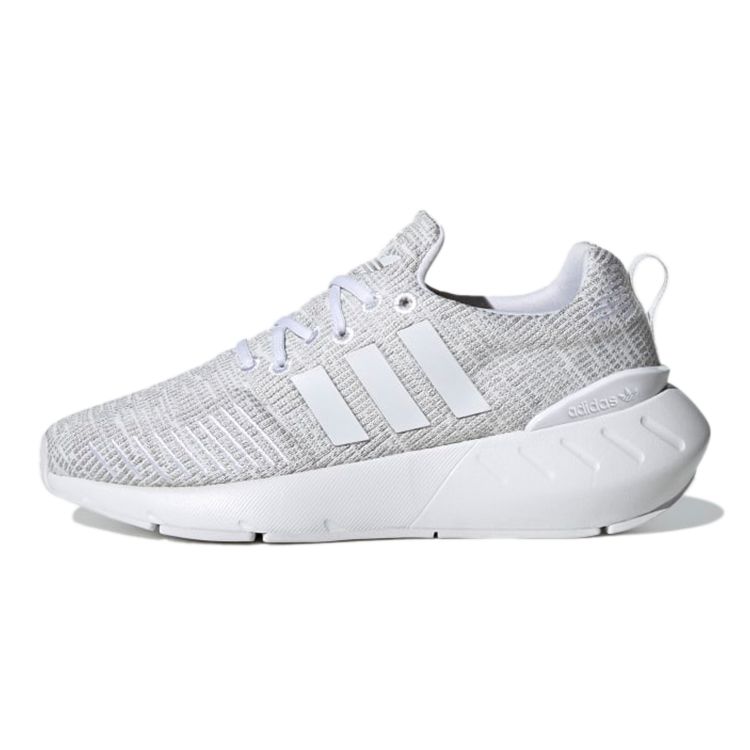 Adidas Swift Run 22 Big Kid White Grey Kids Sneakers Cloud-White Grey-Two Core-Black GW8175