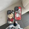 Anime F-Fullmetal A-Alchemist Leather Phone Case For IPhone 16 15 14 13 12 11 Pro Max Plus Shockproof Cover