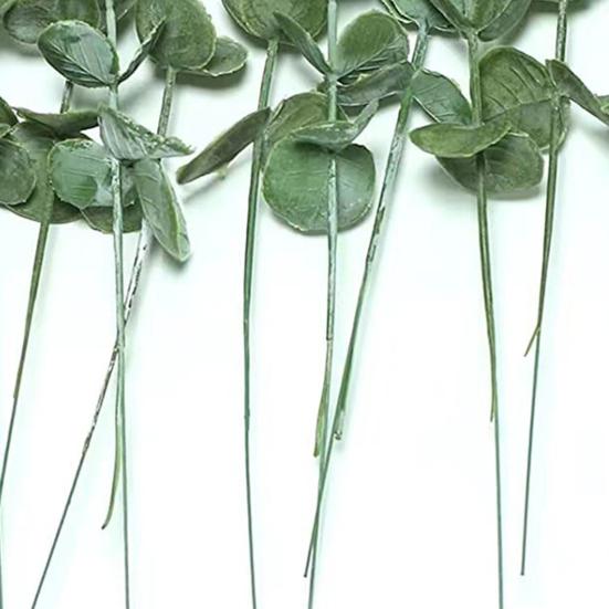 10 шт., имитация растения, реалистичный долговечный режущий практический стол, центральные детали, искусственный эвкалипт, реквизит для фотосъемки