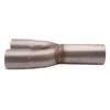 Exhaust Merge Collector, Dual 1.5'' ID Inlet .75'' OD Outlet Stainless Steel Collector