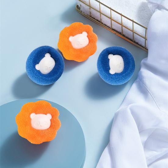 2 шт. Коллектор шерсти домашних животных для стиральной машины, многоразовый удалитель ворса, помощник для удаления волос, шарики для стирки, аксессуары для одежды