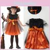 Enchanting Girls Halloween Witches Hat Fancy Dress Costume For Magical Parties