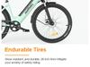 HILLMILES MileCity 1 Straddle Electric Bike: 80-100 km range, 20" wide tires, Shimano 7-speed gearbox, IPX4 - Urban commuting