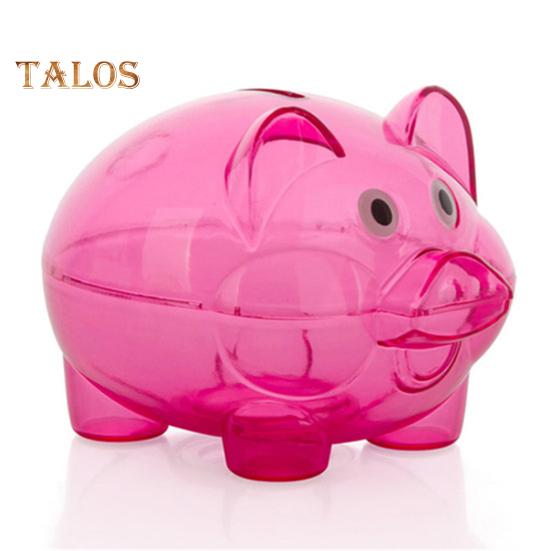 Копилка для хранения вещей с гладкой поверхностью, изысканное качество изготовления, уникальная коробка для экономии денег в форме милой мультяшной свиньи, домашний декор